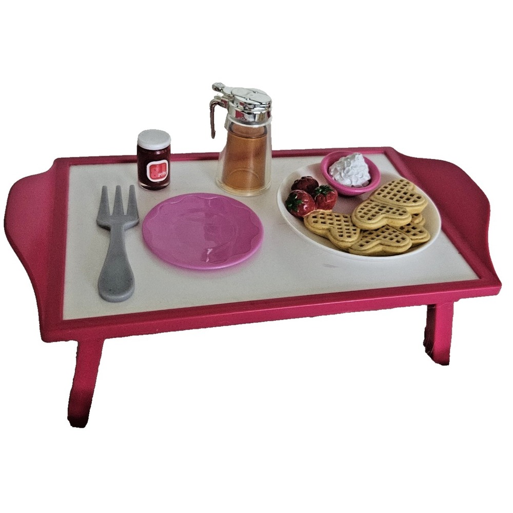 American Girl Breakfast in Bed Tray Table with Food Accessories Play Set